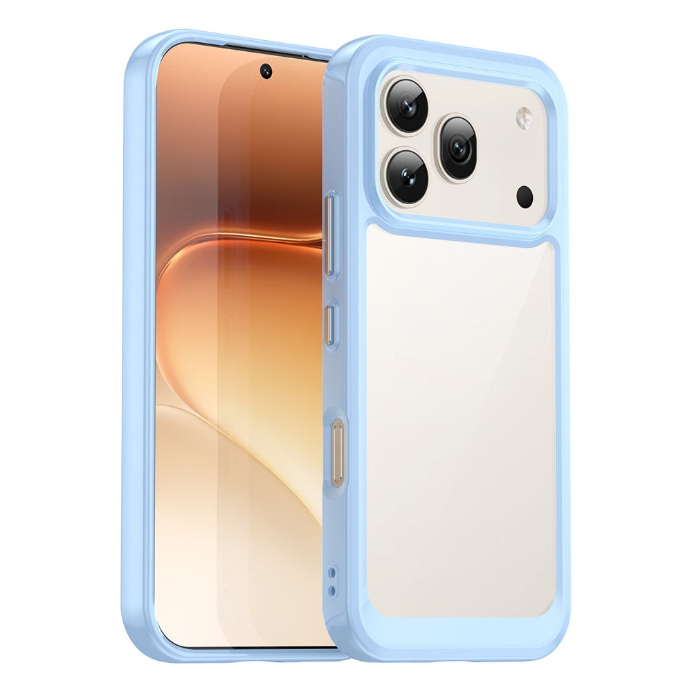 Honor 600 5G  /  600 Pro 5G Transparente Handyhülle – Stoßfeste Rückseite, aus TPU & Acryl