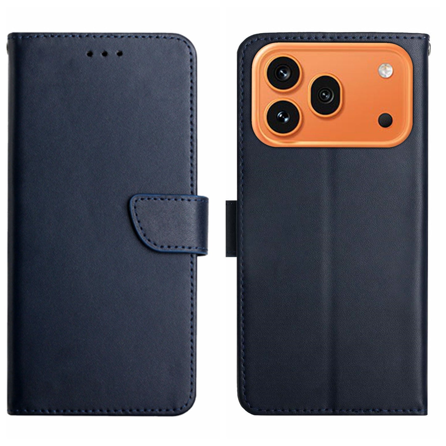 For Honor 600 Pro 5G / Honor 600 5G Case Genuine Cow Leather Phone Cover Nappa Texture