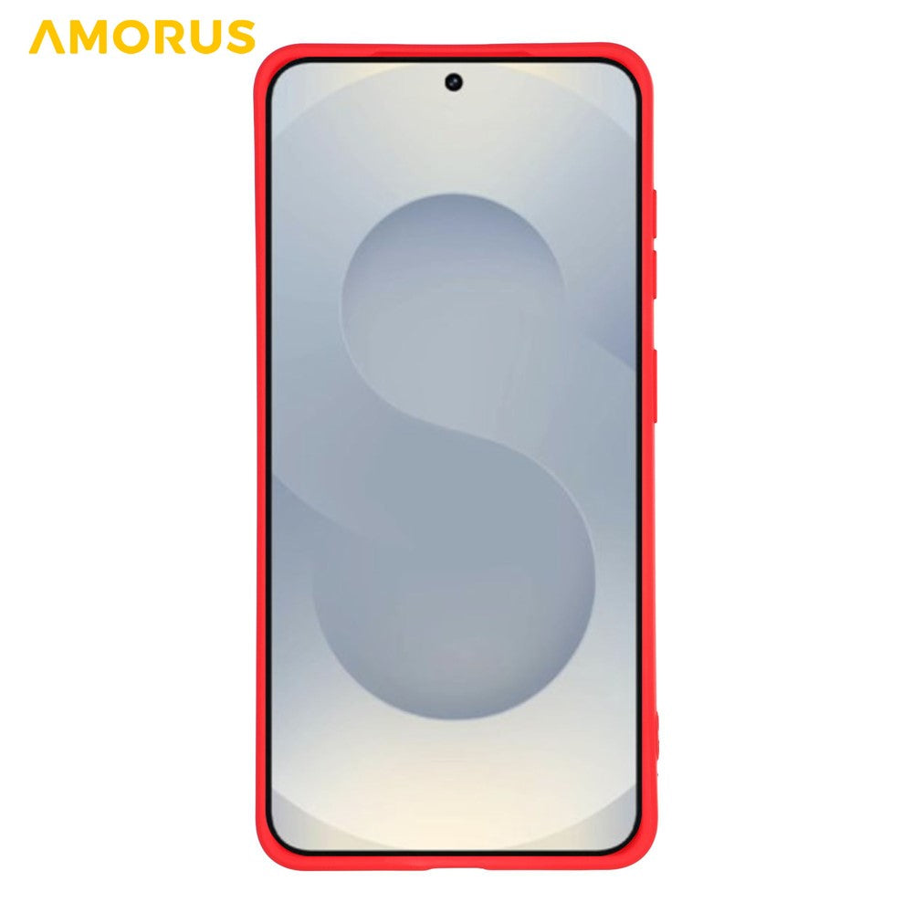 AMORUS For Samsung Galaxy S26+ Case Precise Cutouts TPU Fiber Lining Shockproof Phone Cover