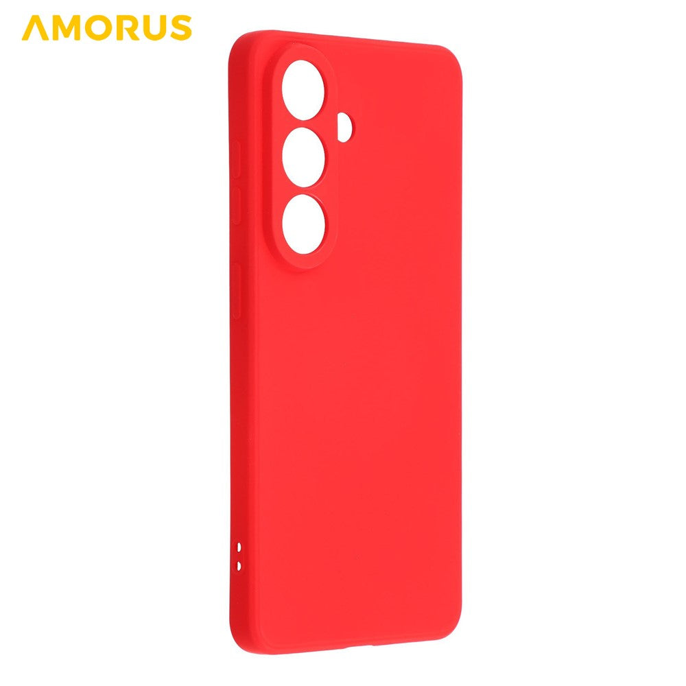 AMORUS For Samsung Galaxy S26+ Case Precise Cutouts TPU Fiber Lining Shockproof Phone Cover