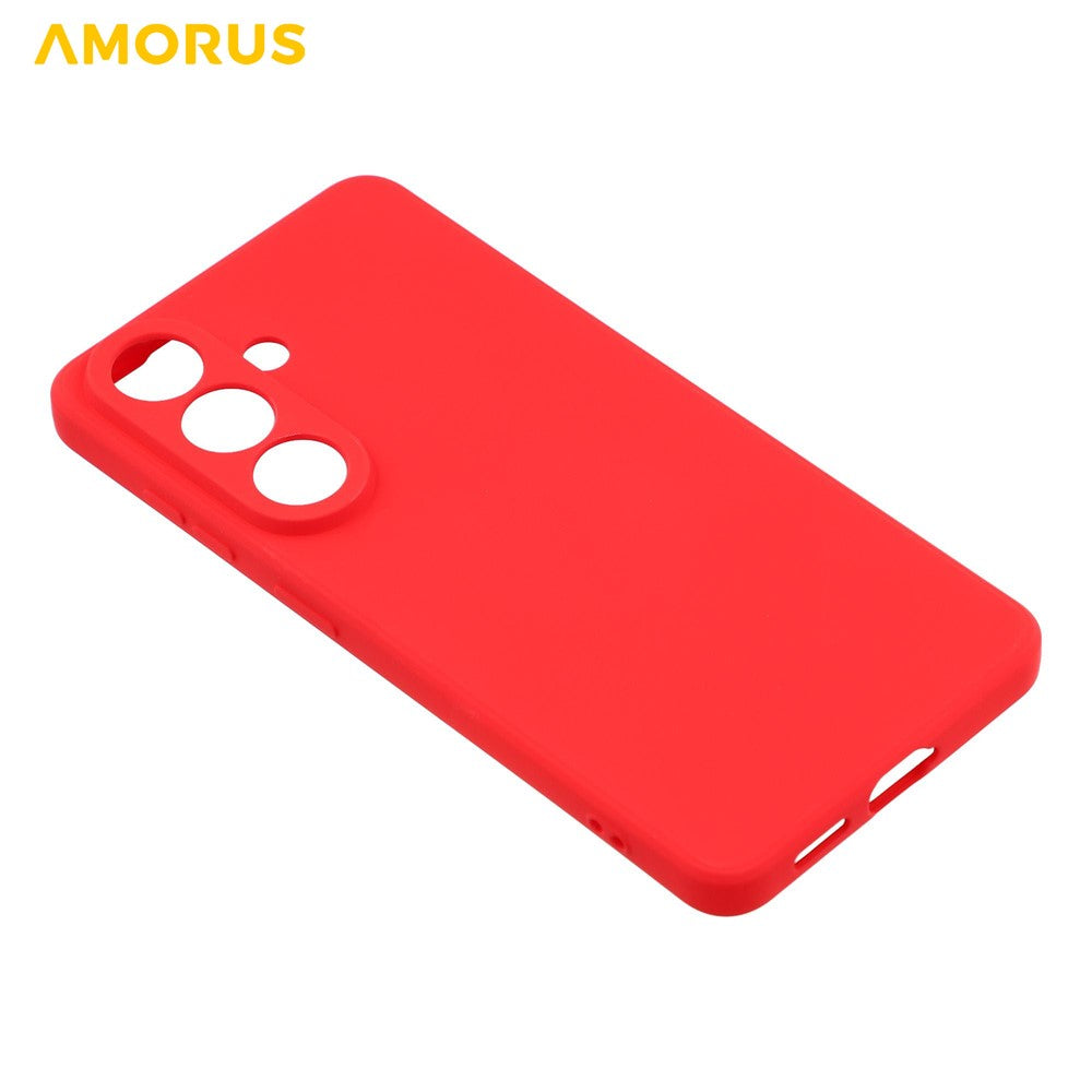 AMORUS For Samsung Galaxy S26+ Case Precise Cutouts TPU Fiber Lining Shockproof Phone Cover
