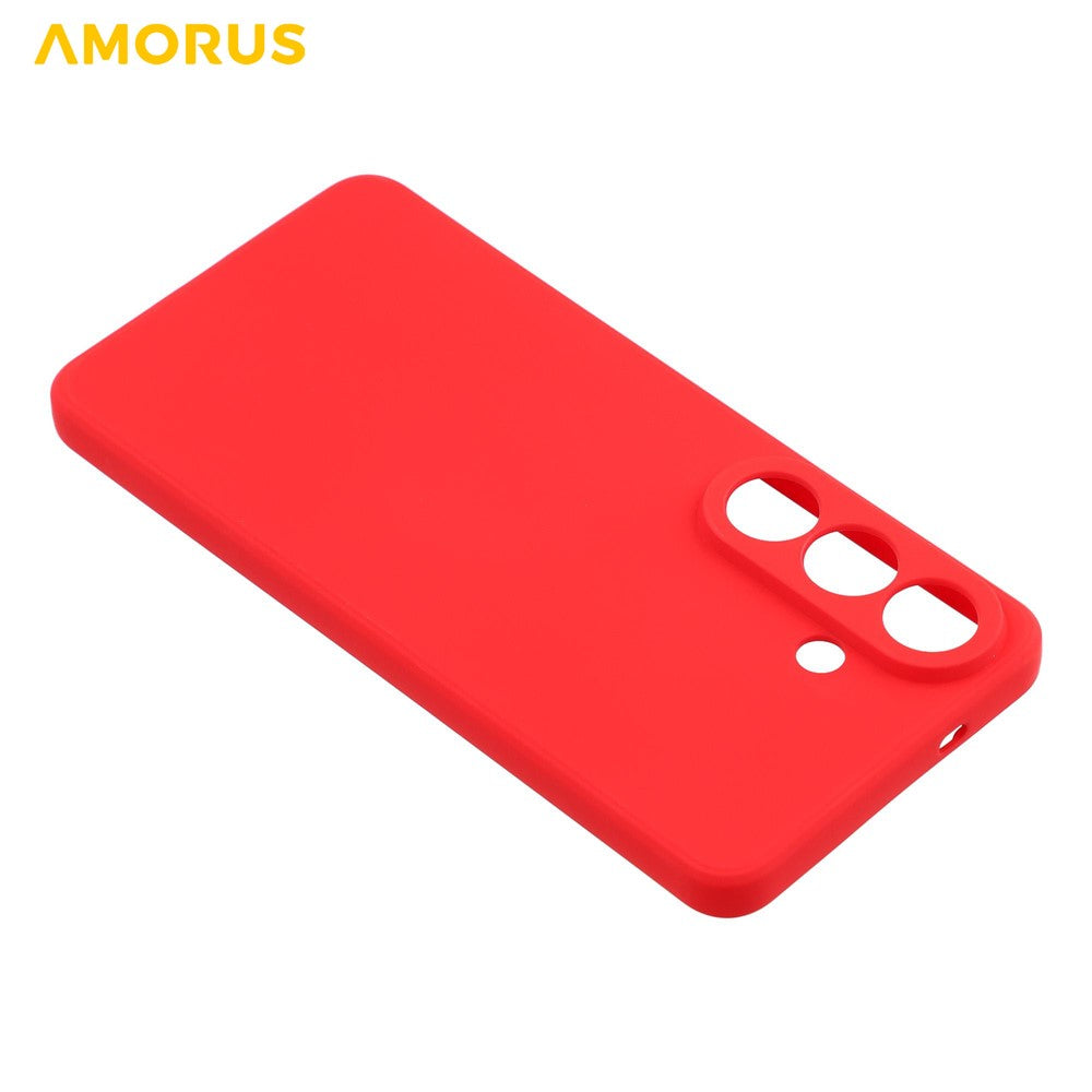 AMORUS For Samsung Galaxy S26+ Case Precise Cutouts TPU Fiber Lining Shockproof Phone Cover