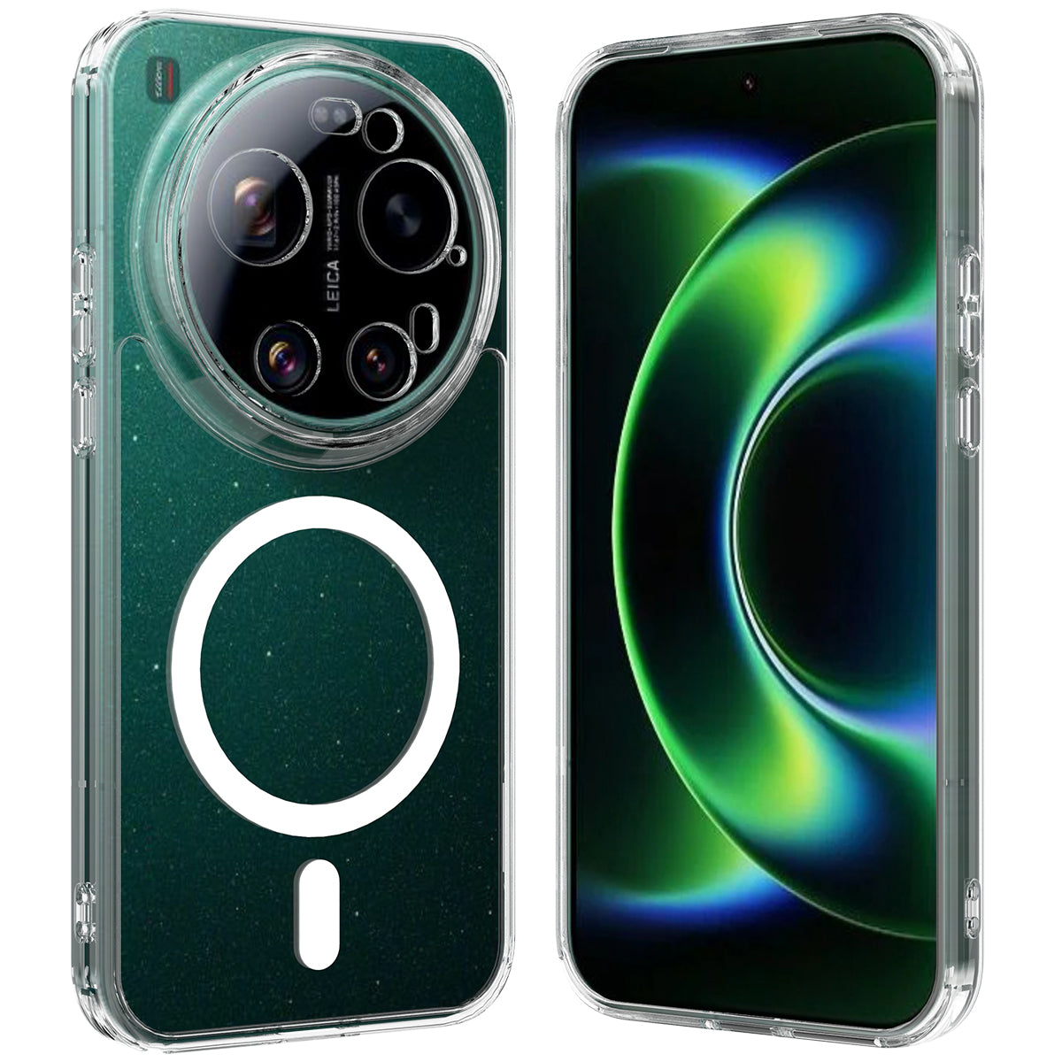 Xiaomi 17 Ultra 5G – Magnetische transparente Handyhülle aus Acryl und TPU