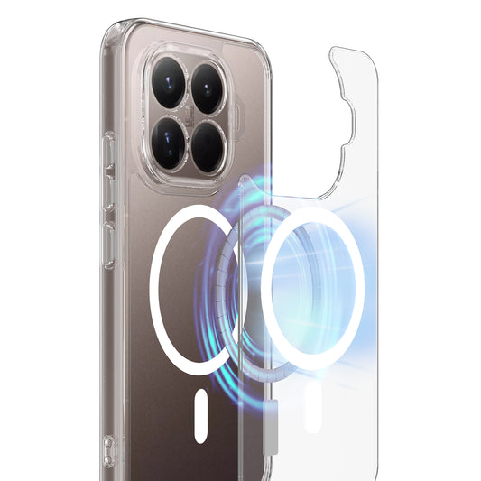 Xiaomi 17T – Magnetische transparente Handyhülle aus Acryl und TPU