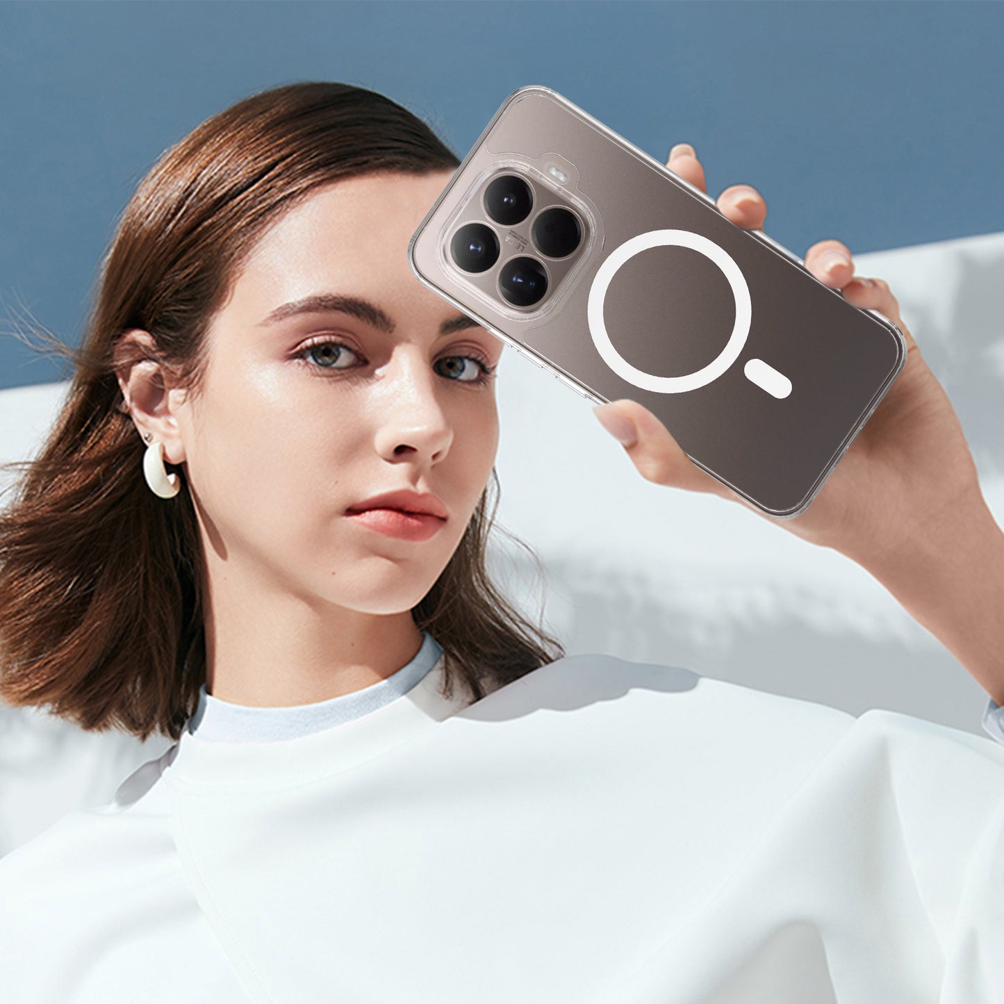 Xiaomi 17T – Magnetische transparente Handyhülle aus Acryl und TPU