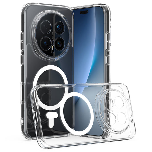 Honor Magic8 Pro 5G Transparente Handyhülle – Magnetisch, aus TPU- & Acryl-Rückseite