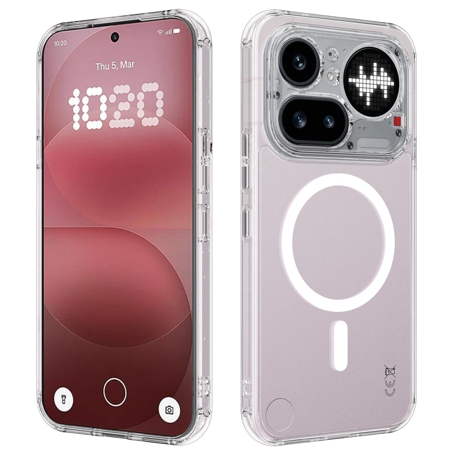 Nothing Phone (4a) Pro Transparente Handyhülle – Magnetisch, aus TPU- & Acryl-Rückseite
