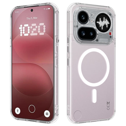 Nothing Phone (4a) Pro Transparente Handyhülle – Magnetisch, aus TPU- & Acryl-Rückseite