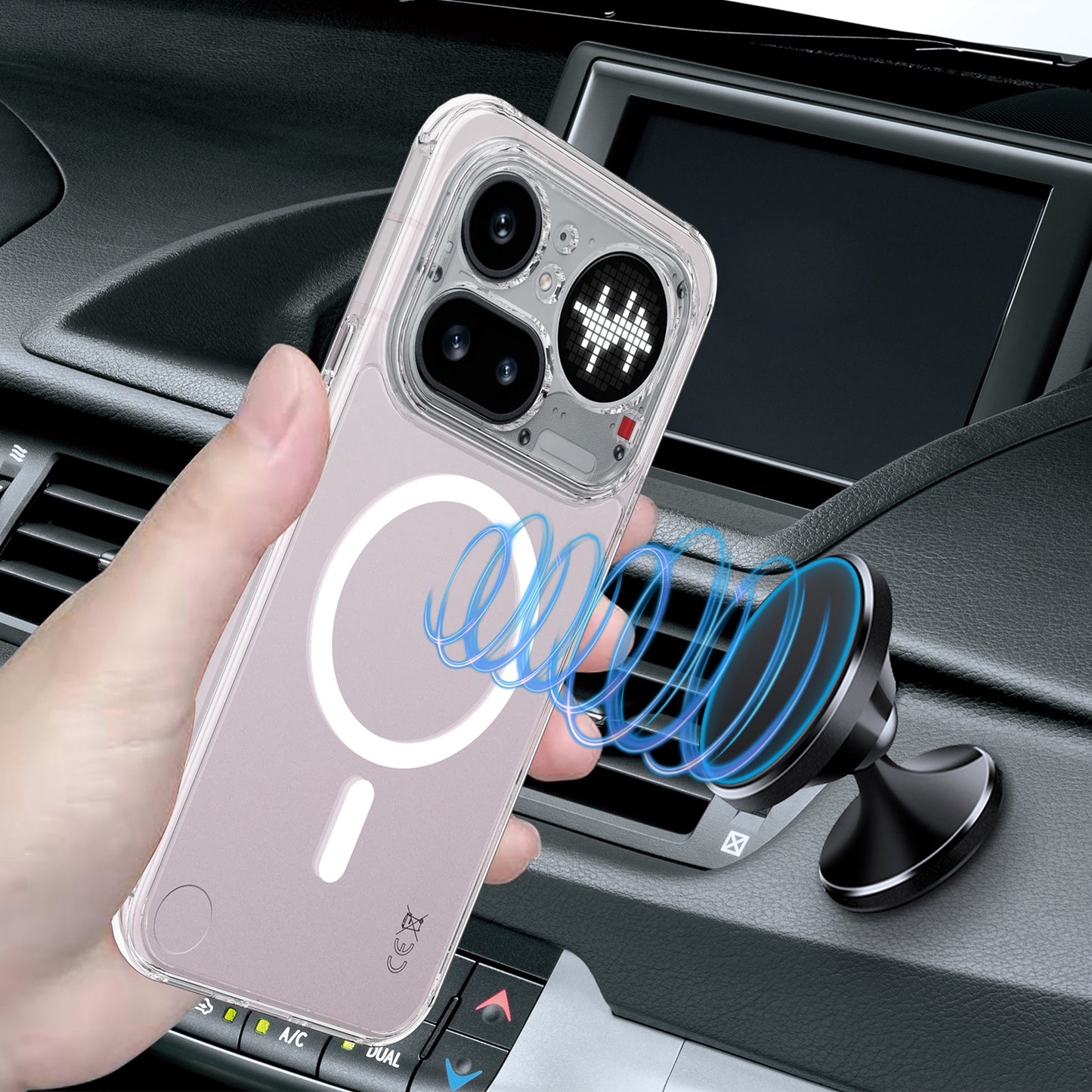 Nothing Phone (4a) Pro Transparente Handyhülle – Magnetisch, aus TPU- & Acryl-Rückseite