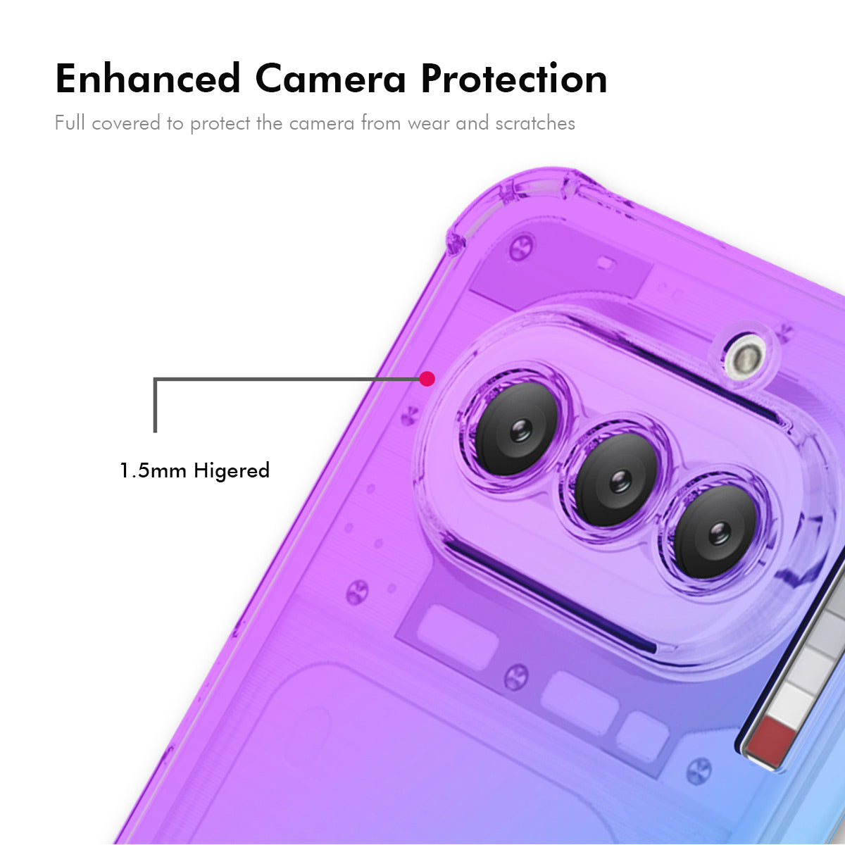ENKAY for Nothing Phone (4a) TPU Case   Thickened Four Corner Drop-proof Phone Back Cover