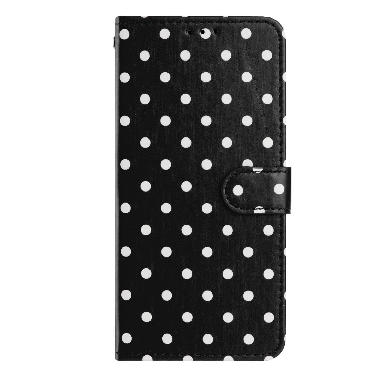 For Google Pixel 11 Pro XL Leather Case Polka Dot Pattern Wallet Stand Folio Phone Cover
