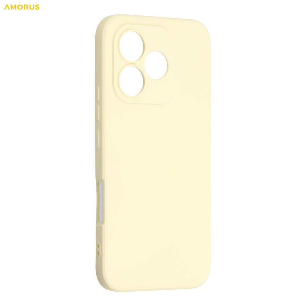 AMORUS For Honor 600 Lite 5G Case Precise Cutouts TPU Fiber Lining Shockproof Phone Cover