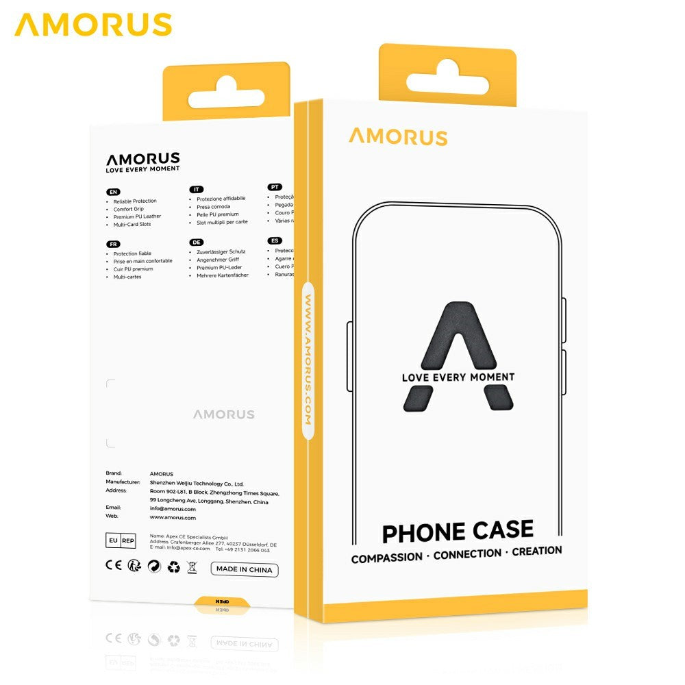 AMORUS For Honor 600 Lite 5G Case Precise Cutouts TPU Fiber Lining Shockproof Phone Cover