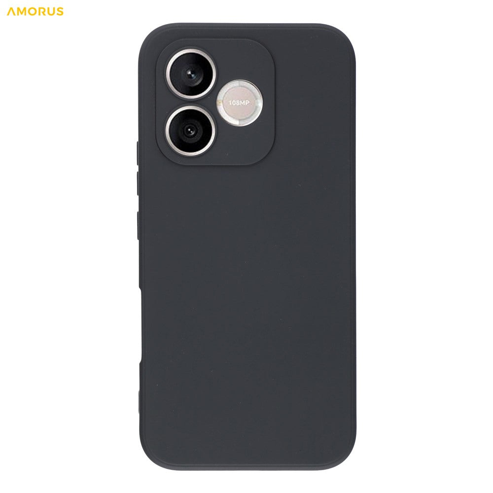 AMORUS For Honor 600 Lite 5G Case Precise Cutouts TPU Fiber Lining Shockproof Phone Cover