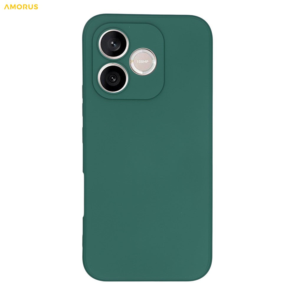 AMORUS For Honor 600 Lite 5G Case Precise Cutouts TPU Fiber Lining Shockproof Phone Cover