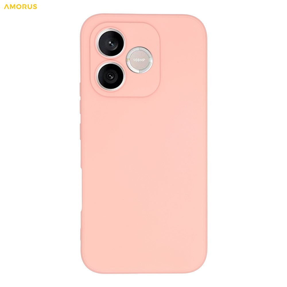 AMORUS For Honor 600 Lite 5G Case Precise Cutouts TPU Fiber Lining Shockproof Phone Cover