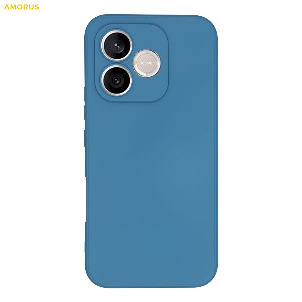 AMORUS For Honor 600 Lite 5G Case Precise Cutouts TPU Fiber Lining Shockproof Phone Cover