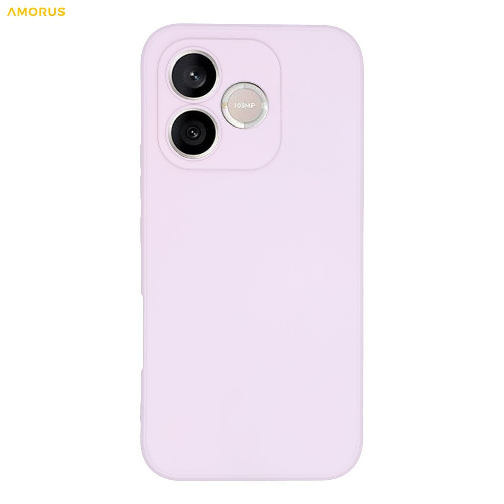 AMORUS For Honor 600 Lite 5G Case Precise Cutouts TPU Fiber Lining Shockproof Phone Cover