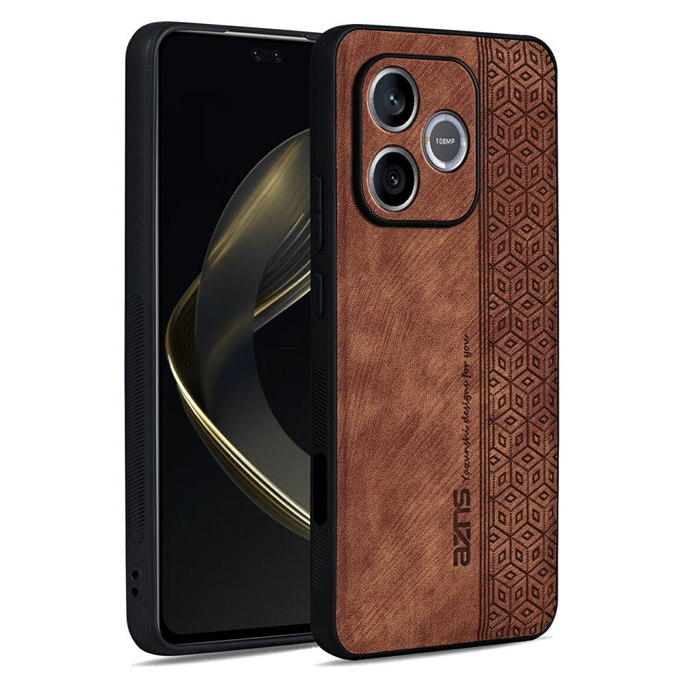 AZNS For Honor 600 Lite 5G Champion Edition Case PU Leather Covered TPU Phone Protective Cover
