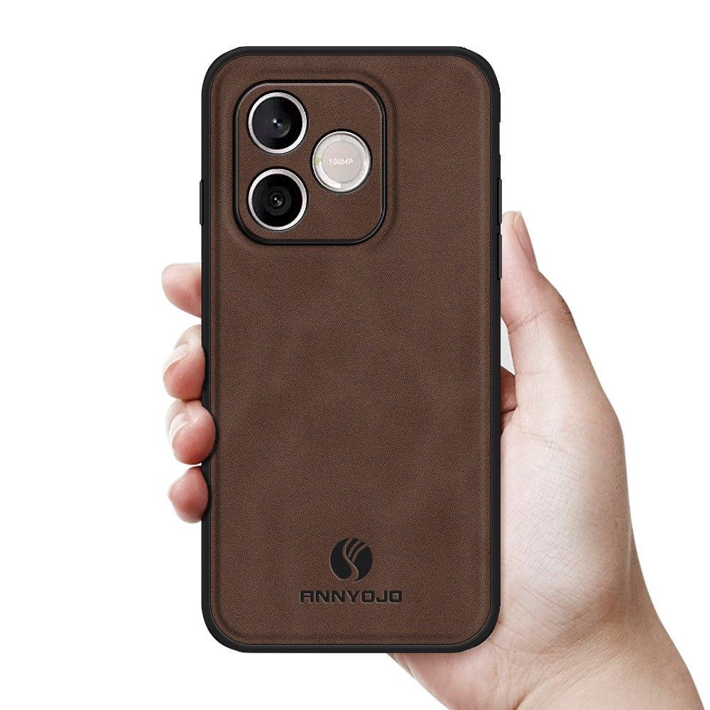 Honor 600 Lite 5G Handyhülle – Schutzhülle aus PU-Leder + PC + TPU, stoßfest