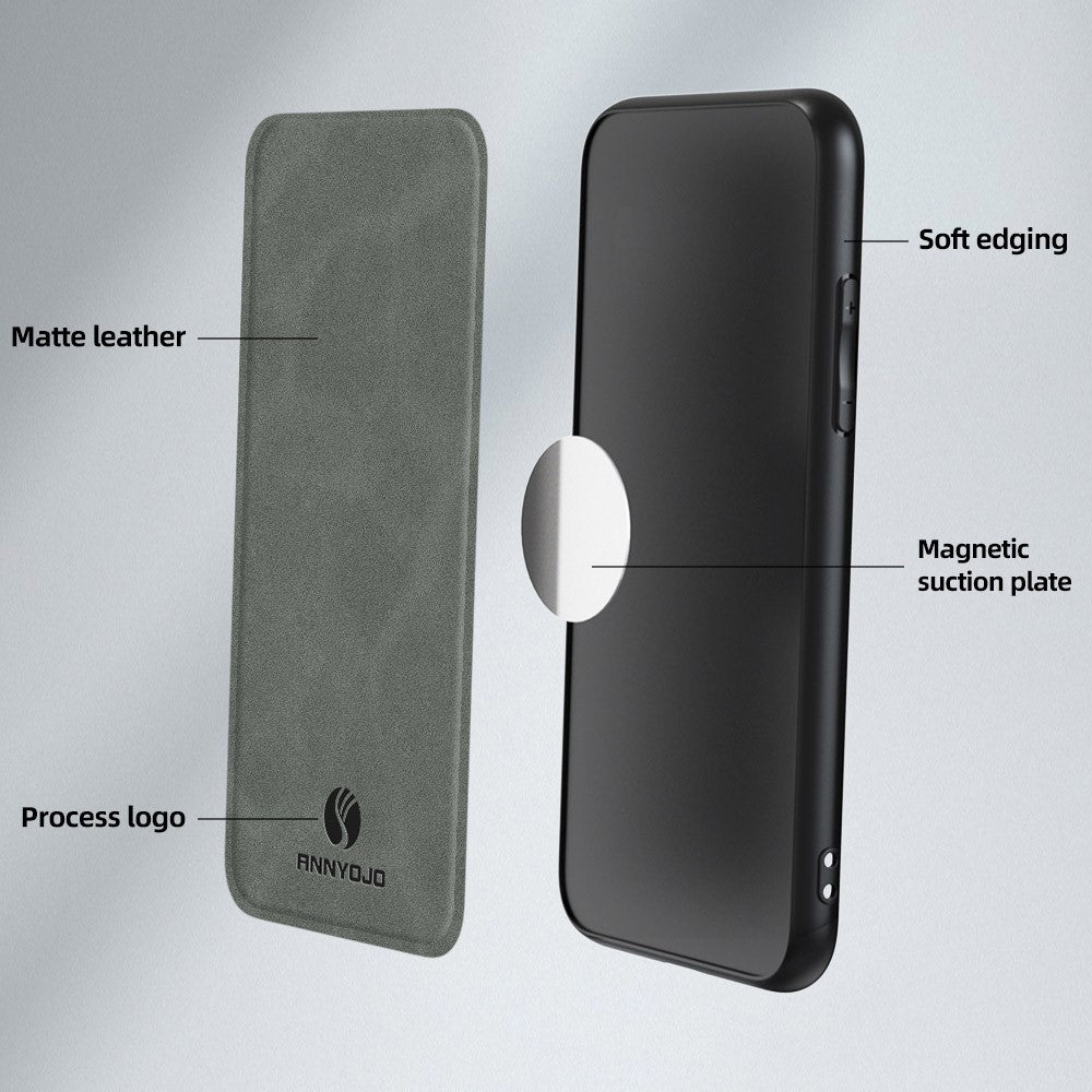Honor 600 Lite 5G Handyhülle – Schutzhülle aus PU-Leder + PC + TPU, stoßfest