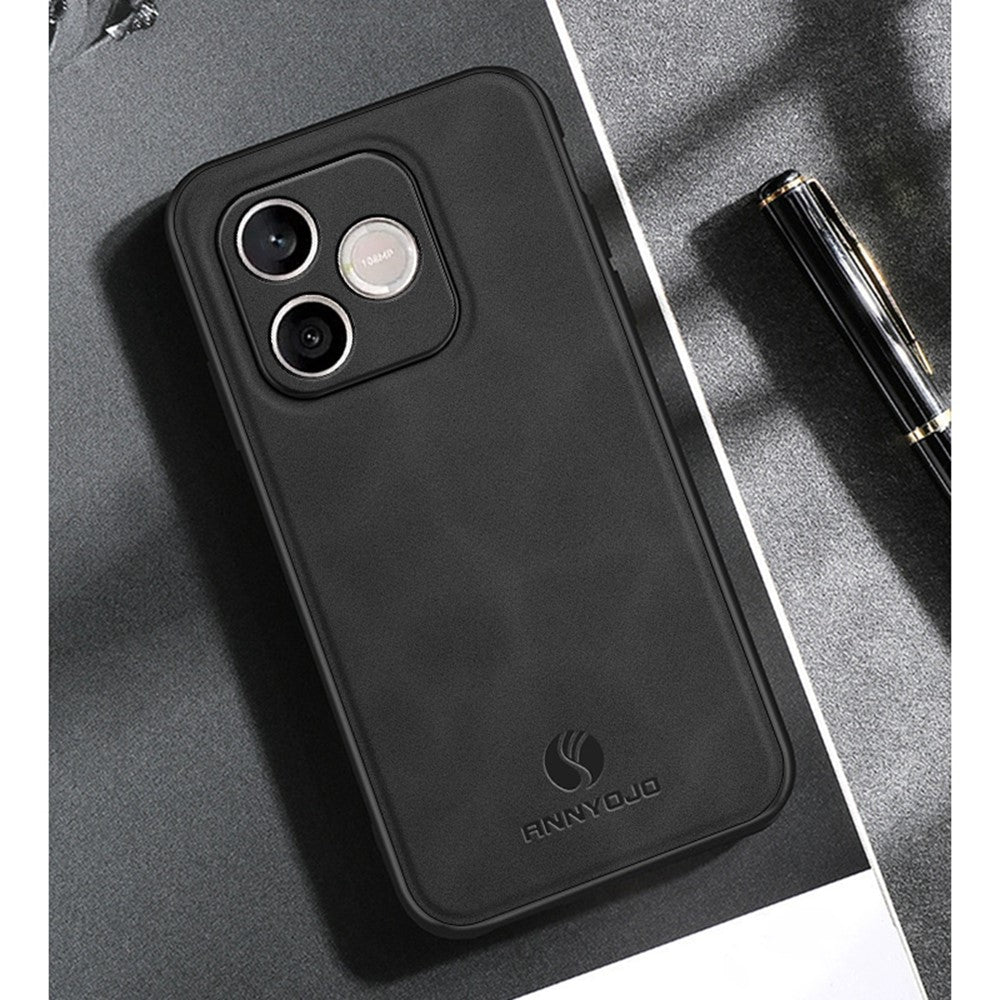 Honor 600 Lite 5G Handyhülle – Schutzhülle aus PU-Leder + PC + TPU, stoßfest