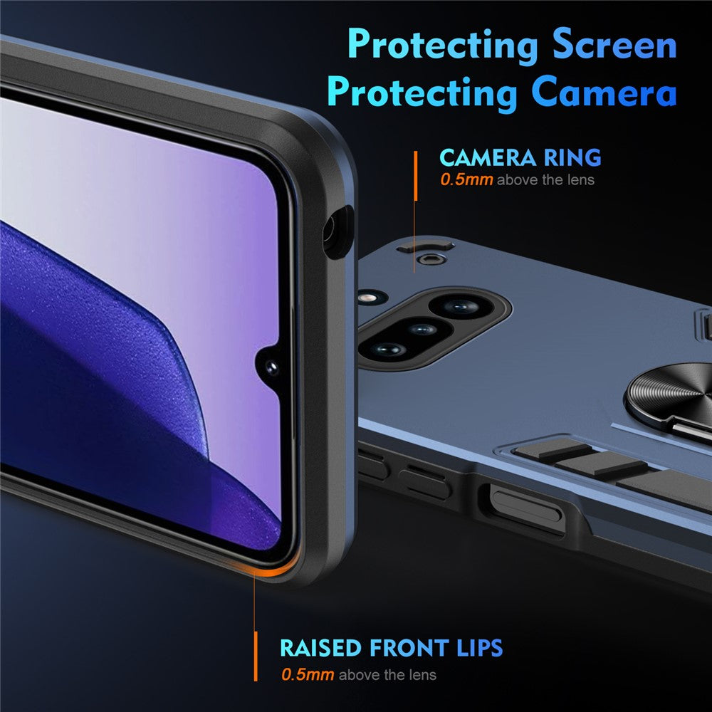 Nothing Phone (4a) Handyhülle – Aus PC + TPU, mit Fallschutz & Ringständer