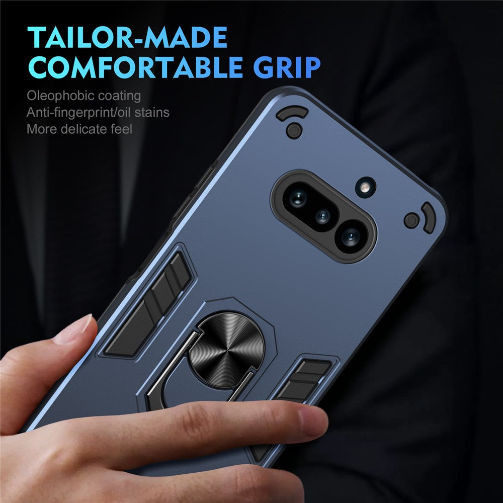 Nothing Phone (4a) Handyhülle – Aus PC + TPU, mit Fallschutz & Ringständer