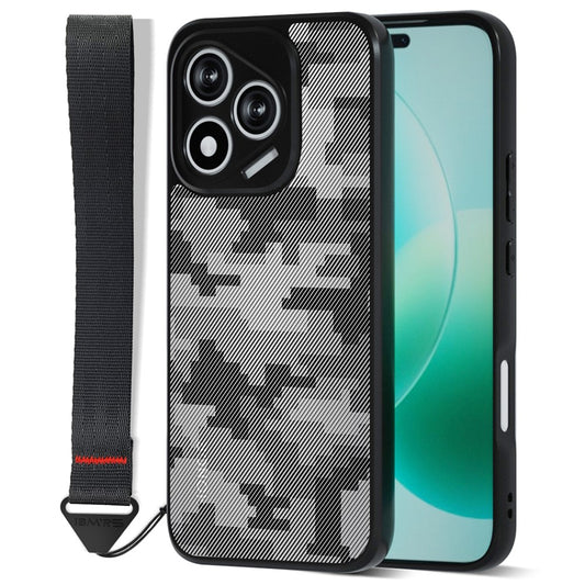 Honor 400 Lite 5G Handyhülle – IBMRS aus weichem TPU + hartes PC-Gehäuse mit Handschlaufe (Präzisionsausschnitte)