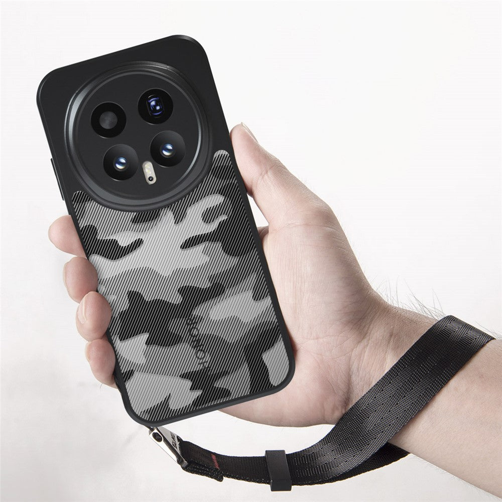 IBMRS for Honor Magic8 Pro 5G Mobile Cover Soft TPU + Hard PC Case with Wrist Strap (Precision Cutouts)