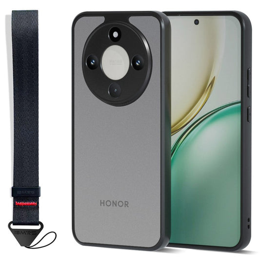 Honor X70 5G / Honor X9d 5G / Honor Magic8 Lite 5G Handyhülle – IBMRS Mobile Cover X70 5G / Magic8 Lite 5G Weiches TPU + hartes PC-Gehäuse mit Handschlaufe (Präzisionsausschnitte)