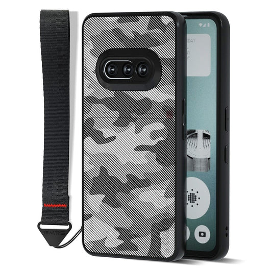 IBMRS for Nothing Phone (3a) Mobile Cover Soft TPU + Hard PC Case with Wrist Strap (Precision Cutouts)