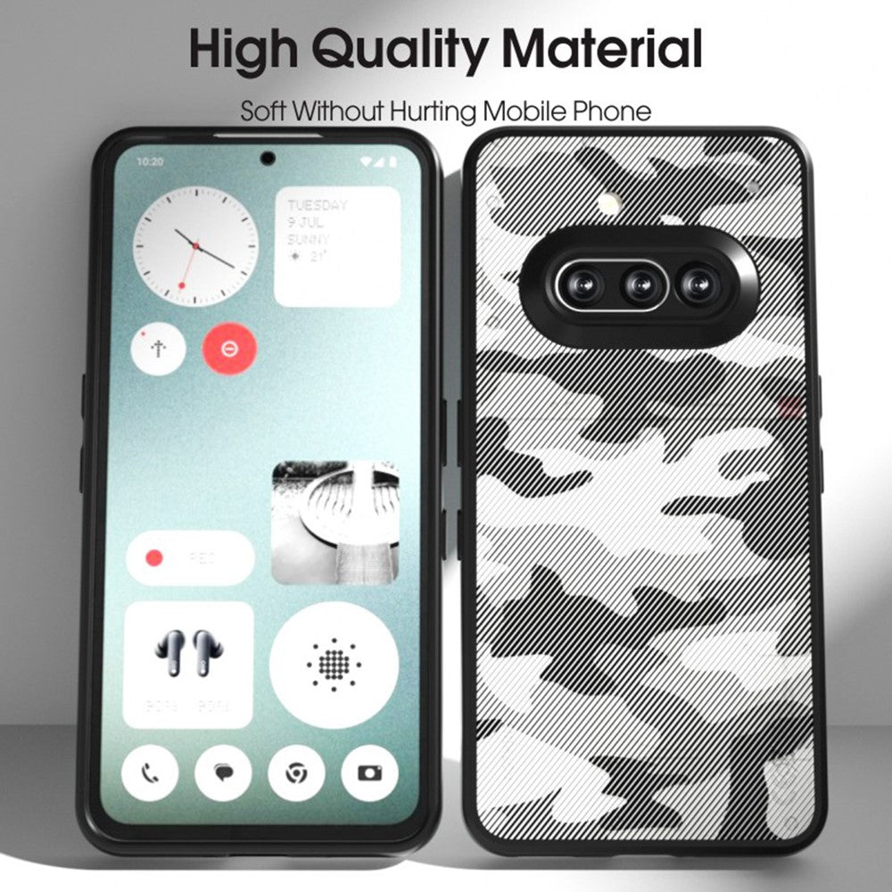 IBMRS for Nothing Phone (3a) Mobile Cover Soft TPU + Hard PC Case with Wrist Strap (Precision Cutouts)