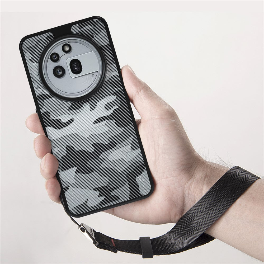 IBMRS for Nothing Phone (3a) Pro Mobile Cover Soft TPU + Hard PC Case with Wrist Strap (Precision Cutouts)
