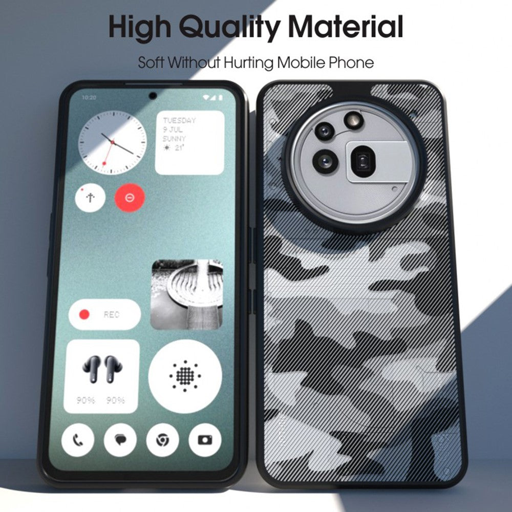 IBMRS for Nothing Phone (3a) Pro Mobile Cover Soft TPU + Hard PC Case with Wrist Strap (Precision Cutouts)