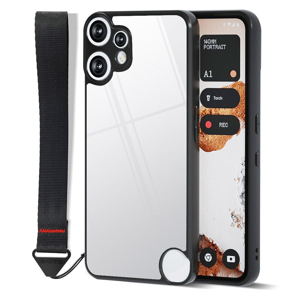 IBMRS for Nothing CMF Phone 2 Pro Mobile Cover Soft TPU + Hard PC Case with Wrist Strap (Precision Cutouts)