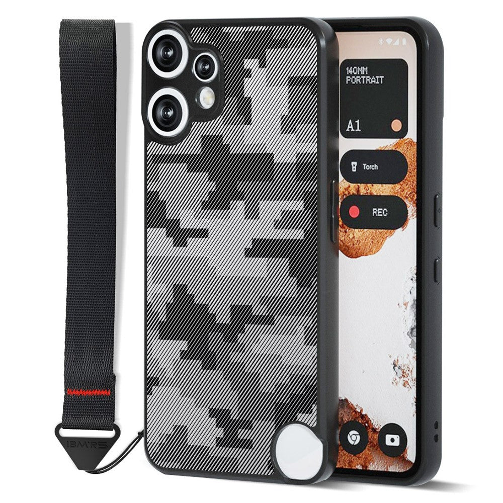 IBMRS for Nothing CMF Phone 2 Pro Mobile Cover Soft TPU + Hard PC Case with Wrist Strap (Precision Cutouts)
