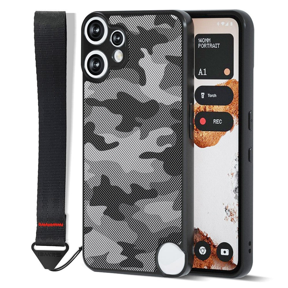 IBMRS for Nothing CMF Phone 2 Pro Mobile Cover Soft TPU + Hard PC Case with Wrist Strap (Precision Cutouts)