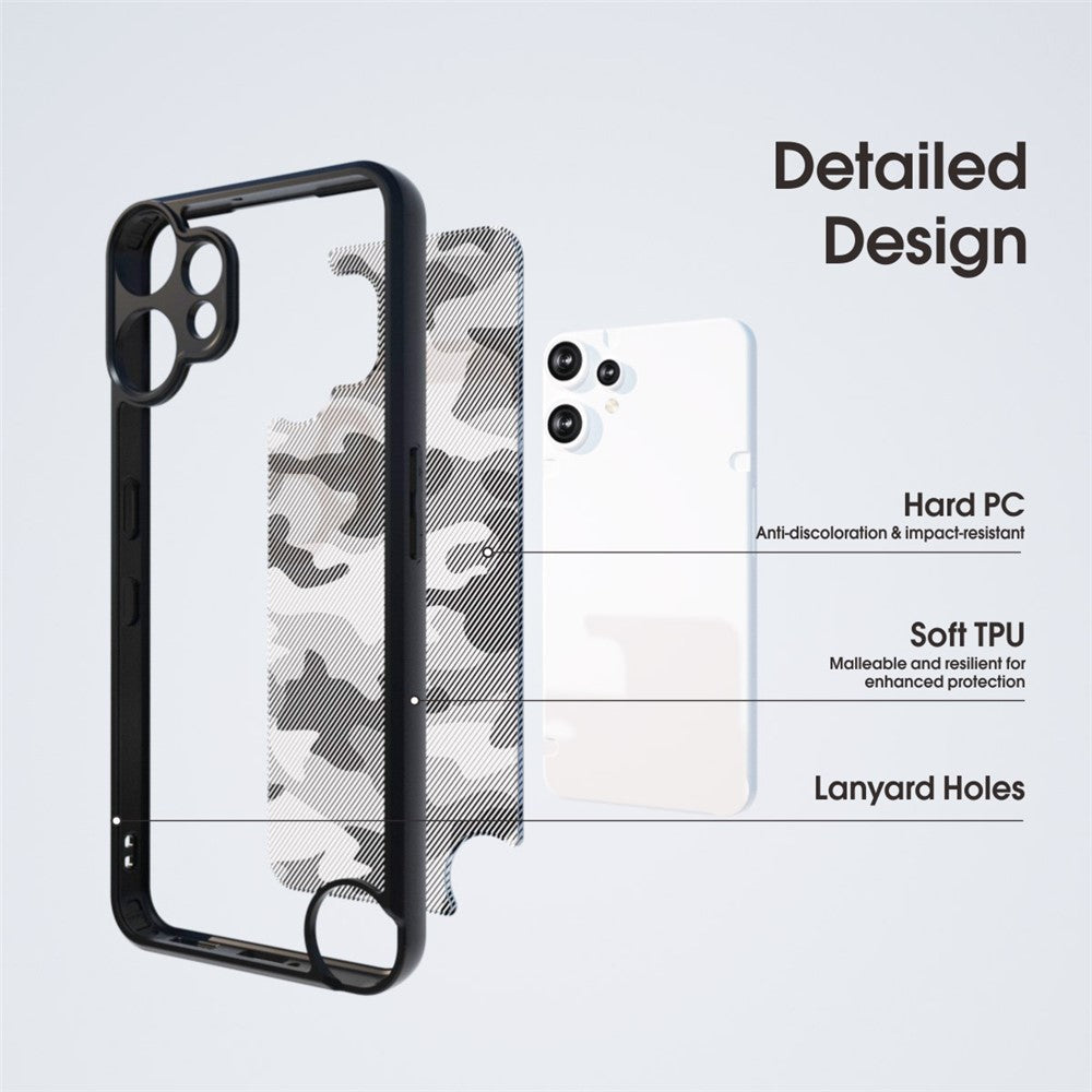 IBMRS for Nothing CMF Phone 2 Pro Mobile Cover Soft TPU + Hard PC Case with Wrist Strap (Precision Cutouts)