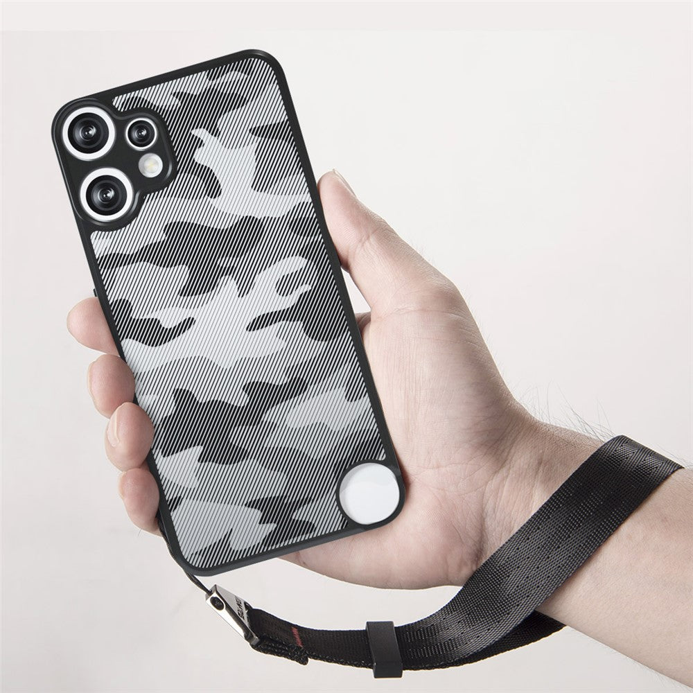 IBMRS for Nothing CMF Phone 2 Pro Mobile Cover Soft TPU + Hard PC Case with Wrist Strap (Precision Cutouts)