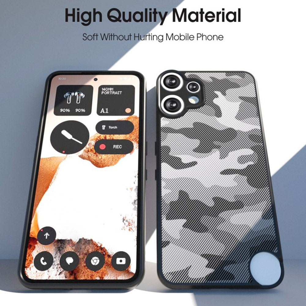IBMRS for Nothing CMF Phone 2 Pro Mobile Cover Soft TPU + Hard PC Case with Wrist Strap (Precision Cutouts)