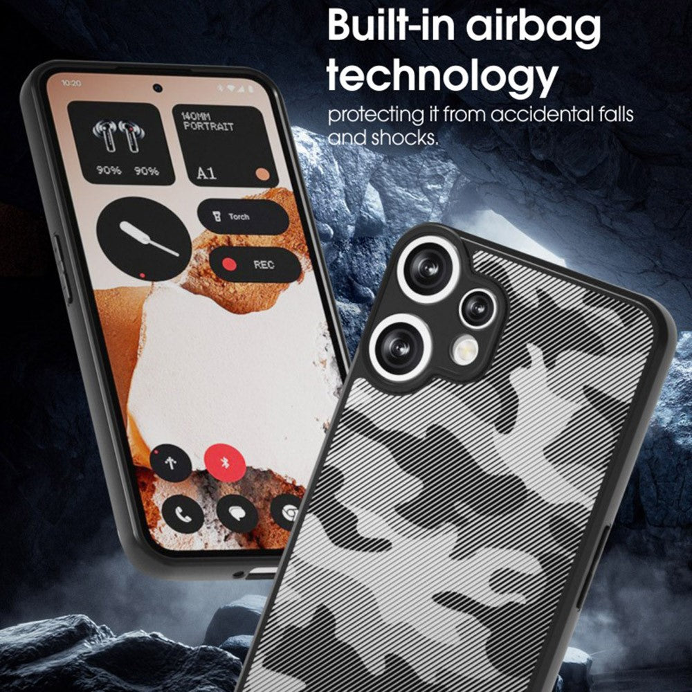 IBMRS for Nothing CMF Phone 2 Pro Mobile Cover Soft TPU + Hard PC Case with Wrist Strap (Precision Cutouts)