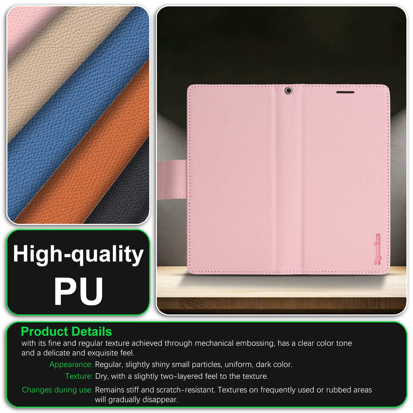 For Google Pixel 10a HGUANCASE Case Wallet Stand Detachable Vintage Leather Phone Cover with Wrist Strap