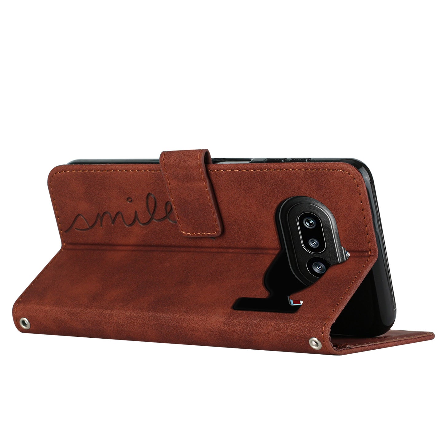Nothing Phone (4a) Wallet-Handyhülle – Mit Aufdruck, hautfreundliches PU-Leder, Ständer, magnetischer Stoßschutz, mit Tragegurt