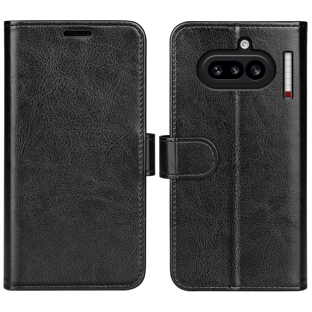 Nothing Phone (4a) Wallet-Handyhülle – Aus strukturiertem PU-Leder & TPU, Klapphandyhülle