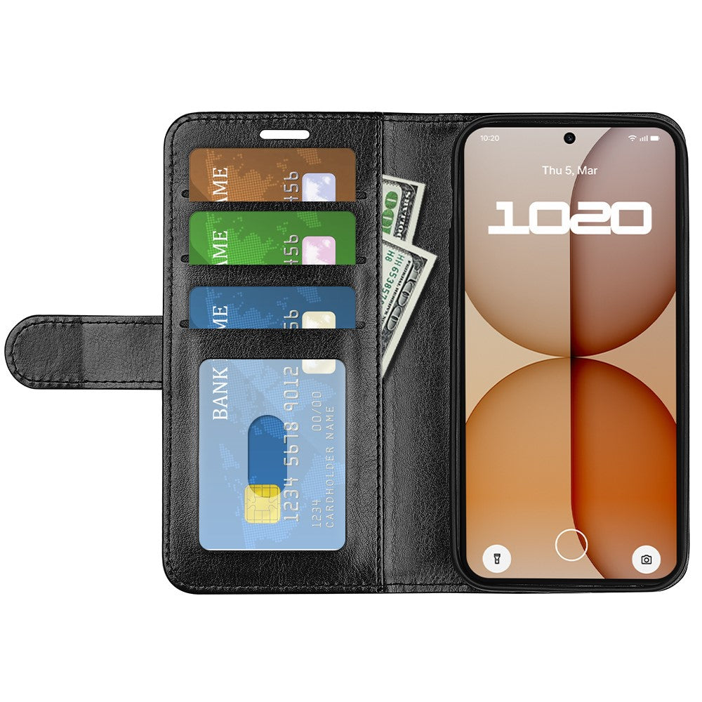 Nothing Phone (4a) Wallet-Handyhülle – Aus strukturiertem PU-Leder & TPU, Klapphandyhülle