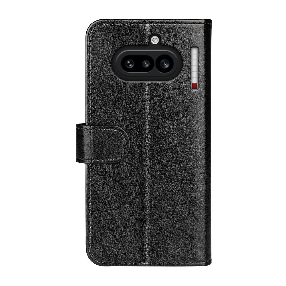 Nothing Phone (4a) Wallet-Handyhülle – Aus strukturiertem PU-Leder & TPU, Klapphandyhülle