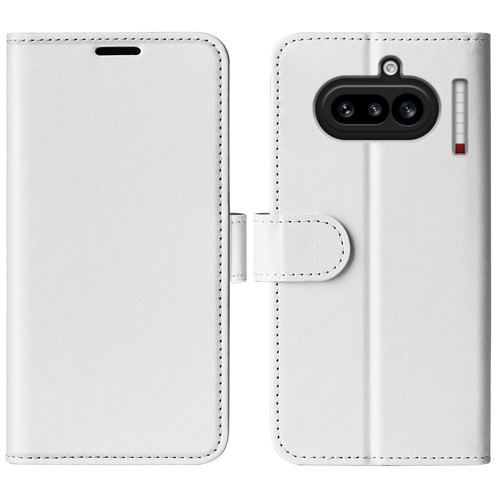 Nothing Phone (4a) Wallet-Handyhülle – Aus strukturiertem PU-Leder & TPU, Klapphandyhülle