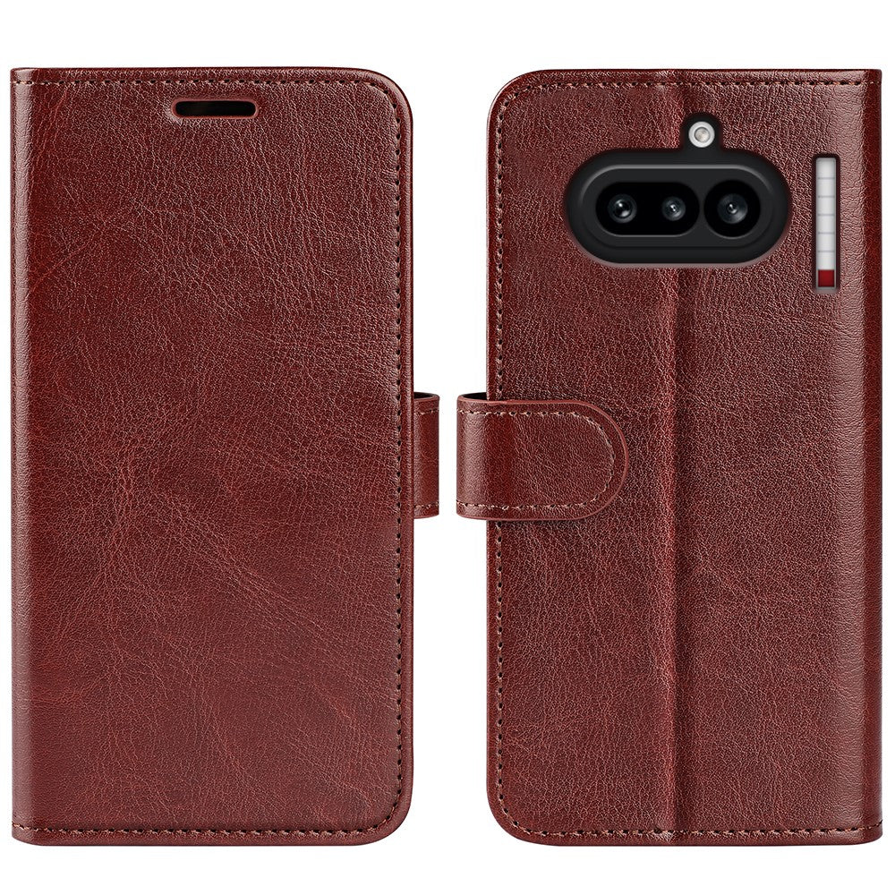 Nothing Phone (4a) Wallet-Handyhülle – Aus strukturiertem PU-Leder & TPU, Klapphandyhülle