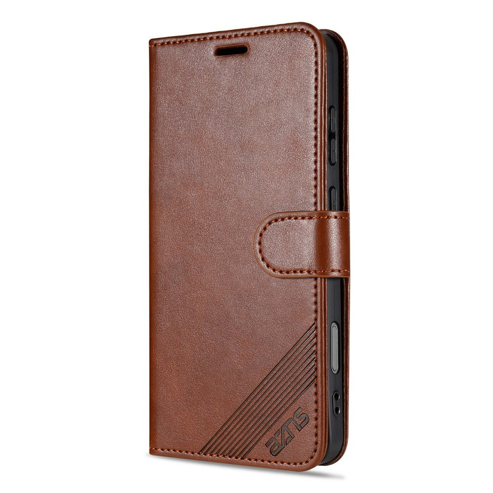 AZNS For Honor 600 Pro 5G Case Anti-Scratch PU Leather Stand Wallet Phone Cover